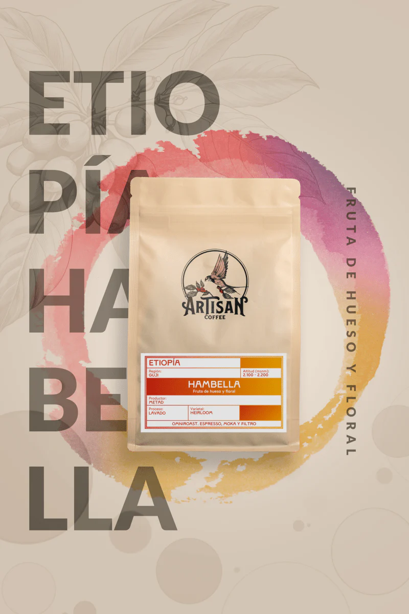 Hambella. Café de Etiopía, Guji. Lavado